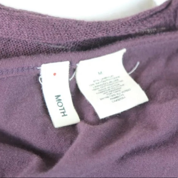 Anthropologie Linen Blend Sweater Sideswept Dress - Picture 7 of 8